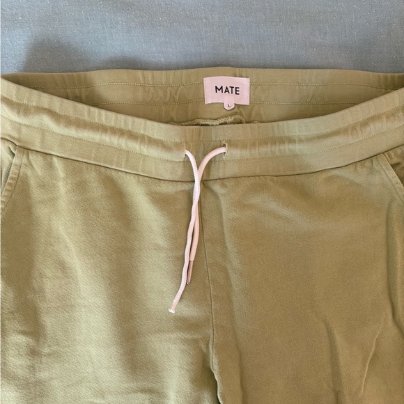 Mate the Label- Terry Classic Jogger in pistachio - Picture 2 of 5